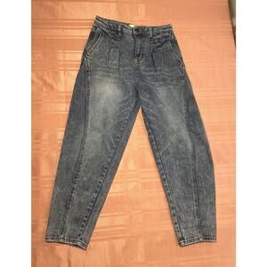 SO Balloon Denim Jeans Pants Super High Waist Juniors Size 9/29W 80’s